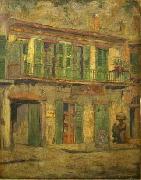 unknow artist Toulouse Street, French Quarter oil painting reproduction